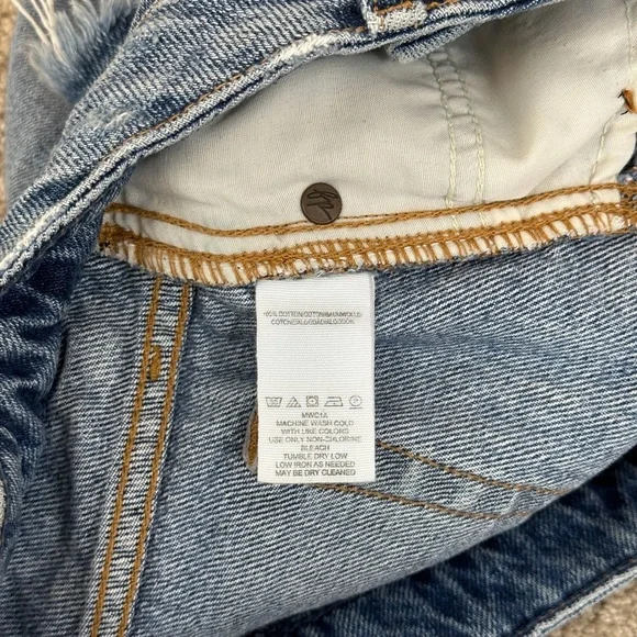 We The Free by Free People Harvey Distressed Denim Mini Skirt - Picture 6 of 6